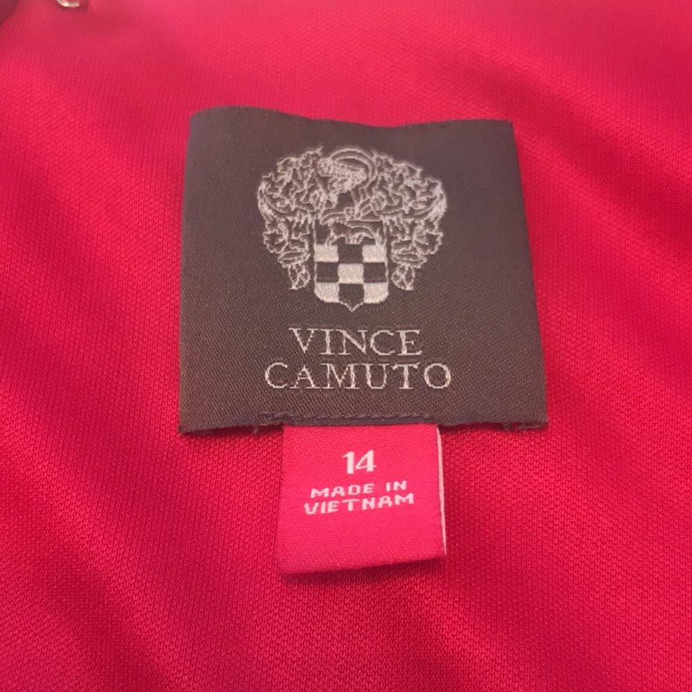 Sexy and ready for the holidays in this Vince Camuto Hi-low Wrap Midi Dress - Picture 8 of 14